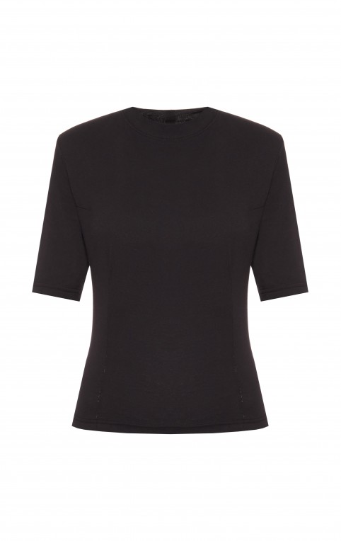 Футболка з плечима Молочна